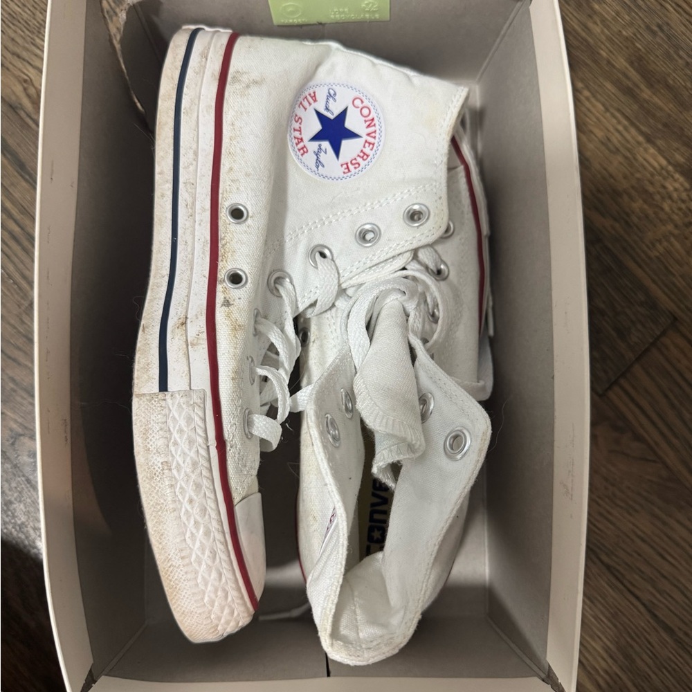 Converse White Chuck Taylor All Star High Top Sneakers